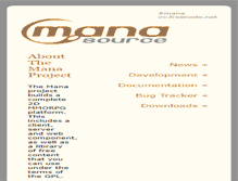 Tablet Screenshot of manasource.org